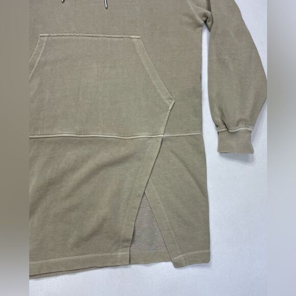 7 For All Mankind Hoodie Dress Women Small Tan - Picture 3 of 7